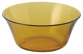 デュラレックス アンバー 17cmボウル 17x7.5cm シンプルなガラス製ボウルカフェ丼 サラダ ヌードル 冷製パスタ かき氷まで多目的に使える便利なガラス鉢