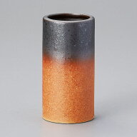 伊賀錆吹き 11cm 筒形 串立て　 5.8x11.3cm 串入れ くし立 スティック立 日本製 卓上小物