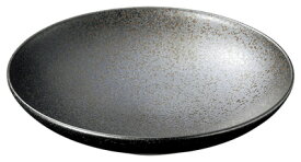 弥勒miroku 23cm 麺皿 深皿22.8x5cm 硬質な光沢と釉結晶の質感シンプルモダンの美 和x洋デザインシリーズ日本製 蕎麦懐石食器