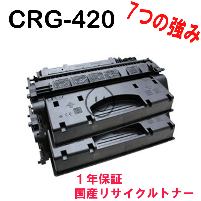 UNISEX S/M (業務用2セット) Canon（キヤノン） トナーカトリッジ CRG-420