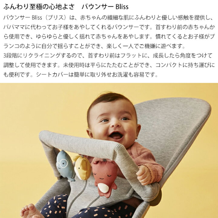楽天市場】新色 ソフトトーイ付2点セット ベビービョルン バウンサー  