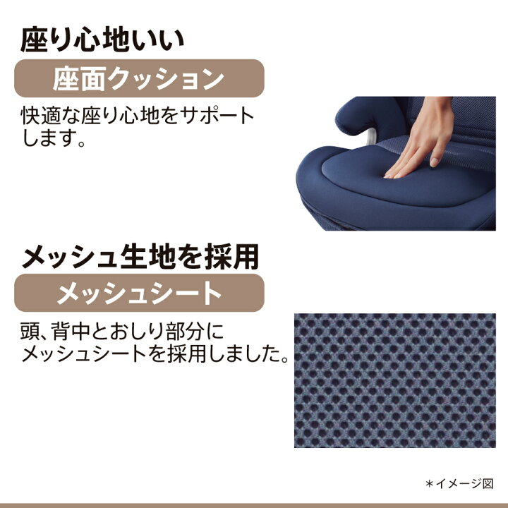 楽天市場】アップリカ リライド ジュニアシート R129 適合 ISOFIX 15か 