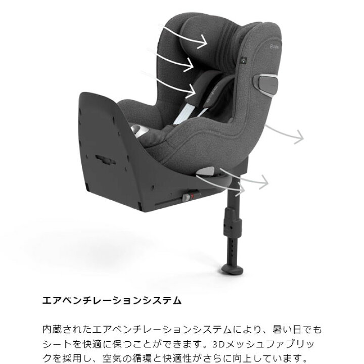 楽天市場】【予約商品】2点セット チャイルドシート 新生児 ISOFIX