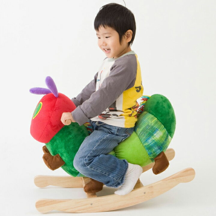 楽天市場】【展示品】はらぺこあおむし ロッキング 木馬 プレゼントに 
