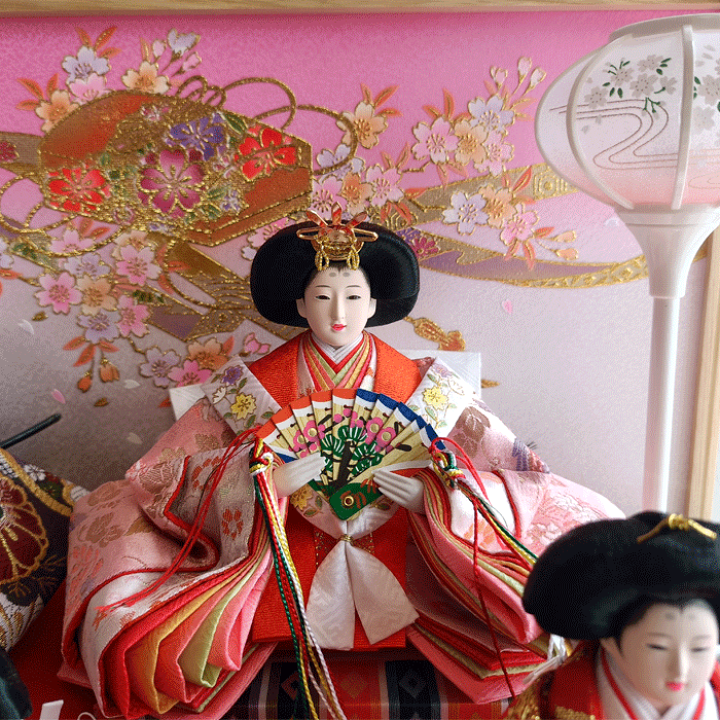 楽天市場】雛人形 コンパクト おしゃれ モダン 親王飾り ケース飾り