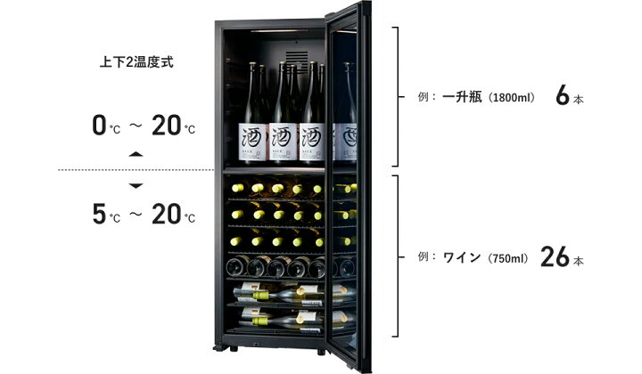 楽天市場】【さくら製作所公式】 ワインセラー 日本酒セラー 「SB51 
