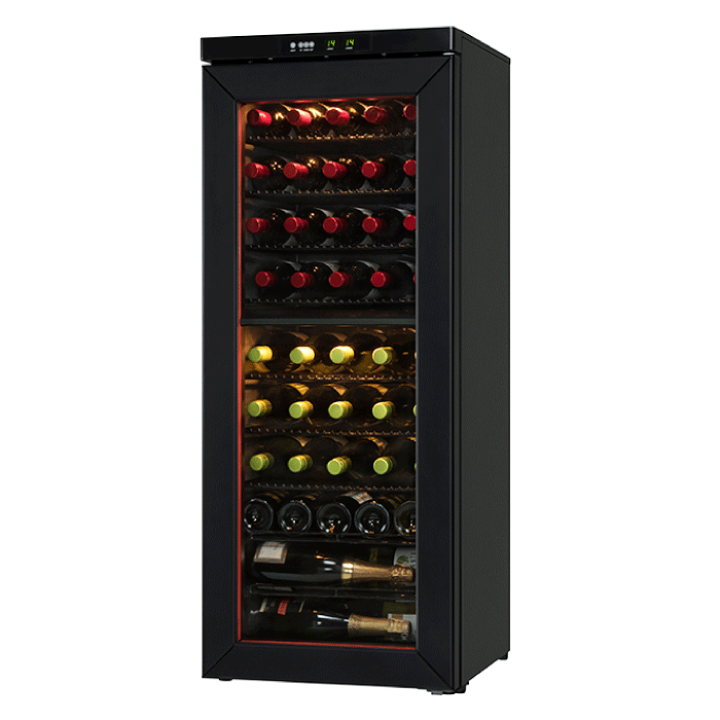 あちゅたろ　ワインセラー SAKURA WORKS ブラックガラス あちゅたろ ワインセラー SAKURA WORKS ブラックガラス SAKURA