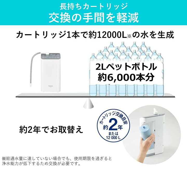 【あす楽】Panasonic パナソニック アルカリイオン整水器 TK-AS47-H ライトグレー i-shopさくら2号店 パナソニック TK-AS47-H アルカリイオン整水器 ライトグレー