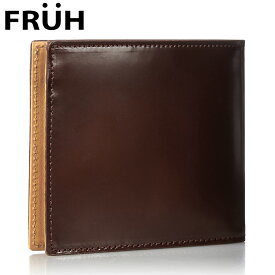 【P10倍】FRUH フリュー コードバン スマートショートウォレット ブラウン GL020 二つ折り財布 日本製