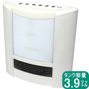 【あす楽】SKJ 加湿セラミックヒーター SKJ-SH125KCF WH 温風出力2段階 | 加湿機能付 タンク容量3.9L | エスケイジャパン 1年保証