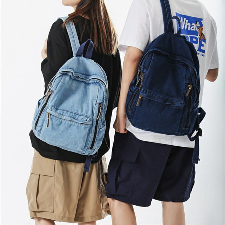 楽天市場】デニム リュックサック 男女兼用レディース メンズ デニム  