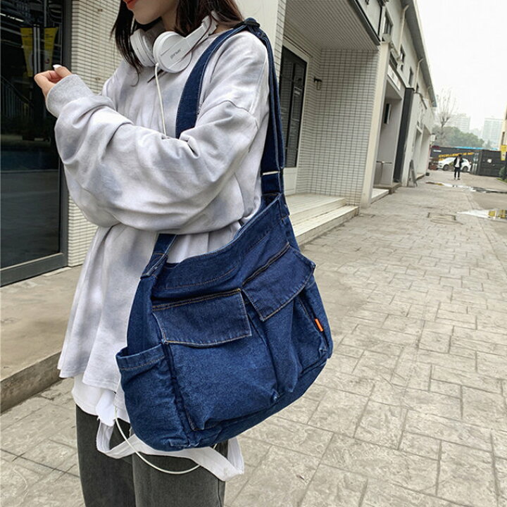 楽天市場】[29日-1日 20%OFFクーポン] デニム バッグ ショルダー  