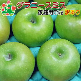 期間中大特価！！グラニースミス家庭用キズあり5kg 青森りんご 訳あり 自宅用 お試し