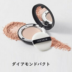 「リニューアル」韓国 [It's skin]イッツスキン プリズマ ダイヤモンド パクト SPF25 PA++　ファンデーション