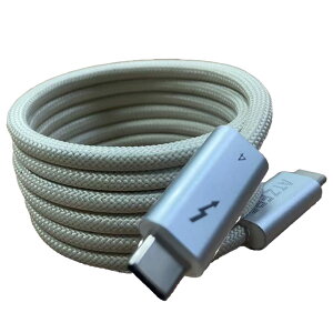 TNK[W thunderbolt 4 XpCP[u 1m }OlbgłƂ܂Ƃ܂ T_[{g4 ubN zCg C{[ 3F ^CvCP[u ^CvV[P[u USBR[h 