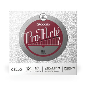 D'Addario �`�F���� J5902 3/4M PROARTE D�� �o���� 3/4�X�P�[�� �~�f�B�A���e���V���� [ daddario �_�_���I ] �y5��0�̂����̓G���g���[���Ń|�C���g4�{�z�y�䂤�p�P�b�g�Ή��z��