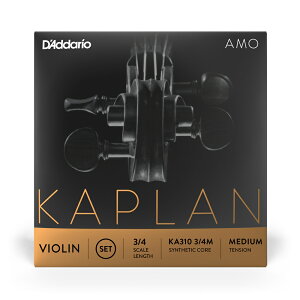 D'Addario �o�C�I������ KA310 3/4M KAPLAN AMO �Z�b�g�� 3/4�X�P�[�� �~�f�B�A���e���V���� [ daddario �_�_���I ���@�C�I������ ] �y5��0�̂����̓G���g���[���Ń|�C���g4�{�z��