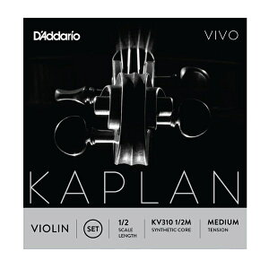 D'Addario �o�C�I������ KV310 1/2M KAPLAN VIVO �Z�b�g�� 1/2�X�P�[�� �~�f�B�A���e���V���� [ daddario �_�_���I ���@�C�I������ ] �y5��0�̂����̓G���g���[���Ń|�C���g4�{�z��