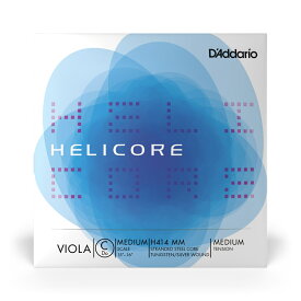 D'Addario ヴィオラ弦 H414 MM HELICORE C線 バラ弦 ミディアムスケール ミディアムテンション [ daddario ダダリオ ビオラ弦 ] 【5と0のつく日はエントリー等でポイント4倍】【ゆうパケット対応】＊