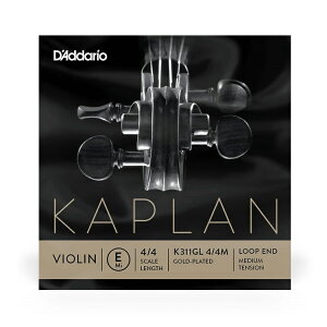D'Addario �o�C�I������ K311GL 4/4M KAPLAN E�� �o���� GOLD-PLATED ���[�v�G���h 4/4�X�P�[�� �~�f�B�A���e���V���� [ daddario �_�_���I ���@�C�I������ ] �y5��0�̂����̓G���g���[���Ń|�C���g4�{�z�y