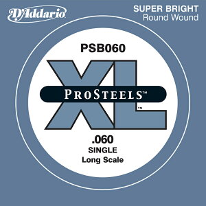 D'Addario ベース バラ弦 PSB060 Prosteels 【 daddario ダダリオ ベース弦 psb060 】【5と0のつく日はエントリー等でポイント4倍】【ゆうパケット対応】*