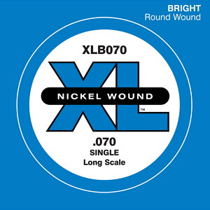D'Addario ベース バラ弦 XLB070 Nickel Wound 【 daddario ダダリオ ベース弦 xlb070 】【5と0のつく日はエントリー等でポイント4倍】【ゆうパケット対応】*