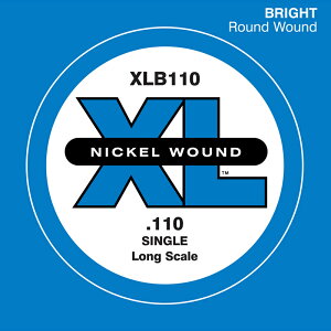 D'Addario ベース バラ弦 XLB110 Nickel Wound 【 daddario ダダリオ ベース弦 xlb110 】【5と0のつく日はエントリー等でポイント4倍】【ゆうパケット対応】*