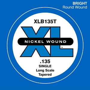 D'Addario ベース バラ弦 XLB135T Nickel Wound Tapered 【 daddario ダダリオ ベース弦 xlb135t 】【5と0のつく日はエントリー等でポイント4倍】【ゆうパケット対応】*