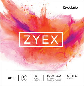 D'Addario Ebhx[X DZ611 3/4M Zyex Bass Strings Strings / G-MED (o/~fBA) y __I daddario RgoX zy50̂̓Gg[Ń|Cg4{zy䂤pPbgΉz