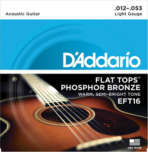 D'Addario __I AR[XeBbNM^[ EFT16 "Flat Tops Phosphor Bronze" [ daddario ARM EFT-16 ] y111̓Gg[Ń|Cg5{zy䂤pPbgΉz