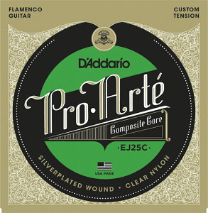D'Addario __I NVbNM^[ EJ25C/NA[ (tR)"Pro Arte Composites Flamenco Guitar" [ daddario EJ-25C ] y50̂̓Gg[Ń|Cg4{zy䂤pPbgΉz