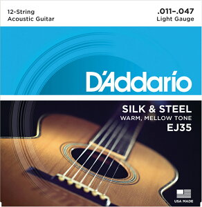 D'Addario __I AR[XeBbNM^[ EJ35i12pj "Silk & Steel Folk Guitar" [ daddario ARM EJ-35 ] y50̂̓Gg[Ń|Cg4{zy䂤pPbgΉz