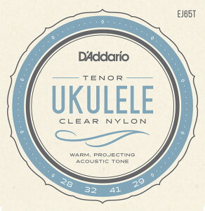 D'Addario __I EN EJ65T "Pro-Arte Custom Extruded Ukulele, Tenor" [ daddario ei[ EJ-65T J71 ] y50̂̓Gg[Ń|Cg4{zy䂤pPbgΉz