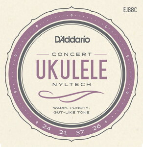 D'Addario __I EN EJ88C Nyltech Ukulele Concert [ daddario EJ-88C ] y50̂̓Gg[Ń|Cg4{zy䂤pPbgΉz