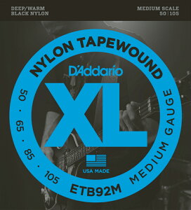 D'Addario __I x[X ETB92M ie[p[Eh/~fBAXP[j "Black Nylon Tapewound" [ daddario etb-92m x[X ] y50̂̓Gg[Ń|Cg4{zy䂤pPbgΉz