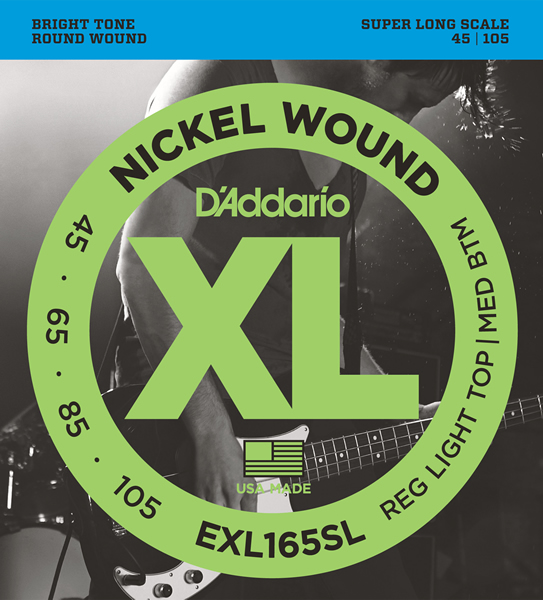 D'Addario ダダリオ ベース弦 EXL165SL "XL Nickel Round Wound"  [daddario exl-165sl]＊