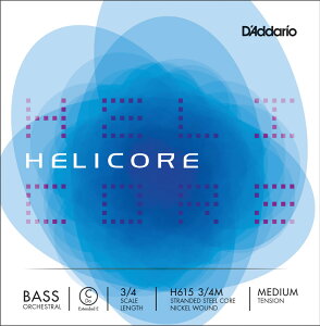 D'Addario Ebhx[X H615 3/4M Helicore Orchestral Bass Strings / C (Extended E)-MED (o/~fBA) y __I daddario RgoX zy50̂̓Gg[Ń|Cg4{zy䂤pPbg