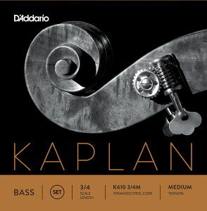 D'Addario Ebhx[X K610 3/4M Kaplan Double Bass Strings / SET-MED (Zbg/~fBA) y __I daddario RgoX zy50̂̓Gg[Ń|Cg4{z