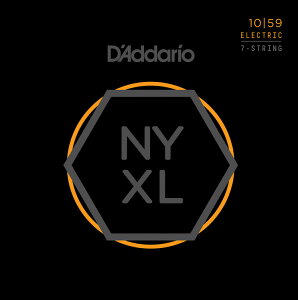 D'Addario __I 7pGLM^[ NYXL1059 Nickel Wound 7-String Electric Guitar Strings Regular Light 10-59 [ daddario GL NYXL-1059 ] y50̂̓Gg[Ń|Cg4{zy䂤pPbgΉz
