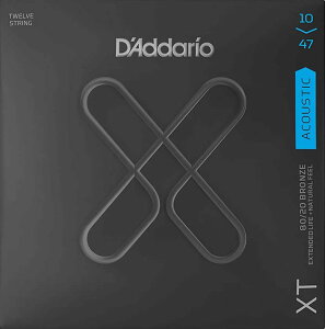 D'Addario __I 12AR[XeBbNM^[ XT 80/20 BRONZE XTABR1047-12 [ 12-String Light 10-47 ] y daddario ARM XT uY zy50̂̓Gg[Ń|Cg4{zy䂤pPbgΉ