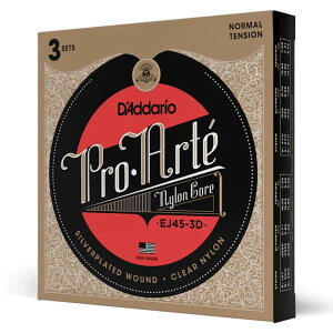 �y����؁I�zD'Addario �_�_���I �N���V�b�N�M�^�[�� EJ45 Pro Arte Classical Guitar [ EJ45-3D daddario EJ-45 ] �y5��0�̂����̓G���g���[���Ń|�C���g4�{�z�y�䂤�p�P�b�g�Ή��z��