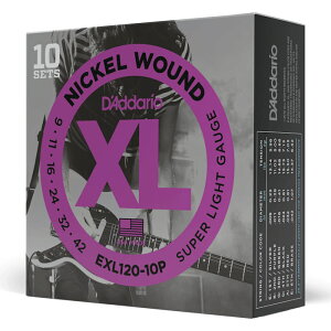 D'Addario �_�_���I �G���L�M�^�[�� Super Light EXL120 �y �j�b�P�� EXL120-3D EXL120-10P daddario �G���L�� EXL-120 �z�y5��0�̂����̓G���g���[���Ń|�C���g4�{�z�y�䂤�p�P�b�g�Ή�(10�Z�b�g�ȊO)�z��