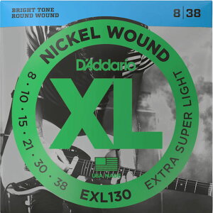 D'Addario �_�_���I �G���L�M�^�[�� Extra-Super Light EXL130 �y �j�b�P�� daddario �G���L�� EXL-130 �z�y5��0�̂����̓G���g���[���Ń|�C���g4�{�z�y�䂤�p�P�b�g�Ή��z��