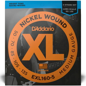 D'Addario __I x[X Long EXL160-5 y jbP daddario exl-160-5 zy50̂̓Gg[Ń|Cg4{zy䂤pPbgΉz