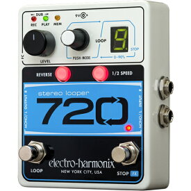 【5と0のつく日はP5倍 + エントリーでさらにP4倍】【ピック10枚セット付き！】720 Stereo Looper (720ステレオルーパー)【Electro-Harmonix/EHX/エレクトロ・ハーモニクス/エレハモ】【エフェクター】