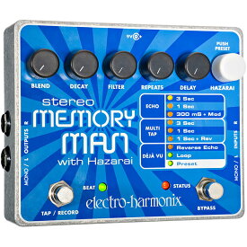 【5と0のつく日はP5倍 + エントリーでさらにP4倍】【ピック10枚セット付き！】Stereo Memory Man with Hazarai(ステレオメモリーマン・ハザライ) デジタル・ディレイ/ルーパー【エレクトロ・ハーモニクス/エレハモ】【エフェクター】