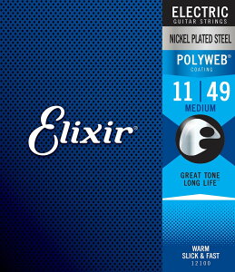 Elixir GNT[ GLM^[ |EFu Medium [ 011-.049 ] #12100 y POLYWEB zy Ki zy50̂͓X|Cg5{Izy䂤pPbgΉz