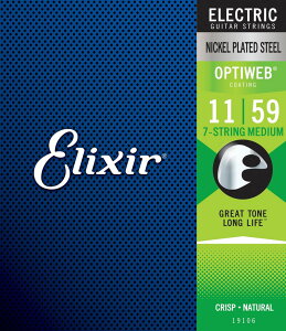 Elixir GNT[ GLM^[ IveBEFu 7 Medium [ 011-.059 ] #19106 y OPTIWEB zy Ki zy50̂͓X|Cg5{Izy䂤pPbgΉz