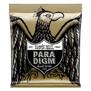 ERNIE BALL AR[XeBbNM^[ #2090 Paradigm 80/20 uY Extra Light [ Q[W: .010/.014 .020/.028/.040/.050 ] y A[j[{[ p_C ARM zy50̂͓X|Cg5{Izy