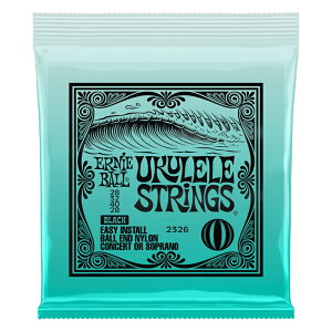 ERNIE BALL EN #2326 Ukulele Strings Black [ \vm/RT[g .028/.032/.040/.028 ] y A[j[{[ Ukulele ubN zy50̂͓X|Cg5{Izy䂤pPbgΉz